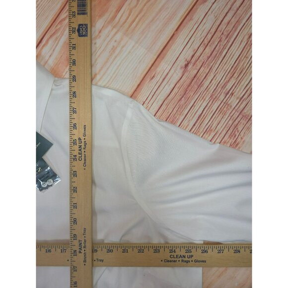 Lauren Ralph Lauren Womens Non-Iron White Shirt 2X - Picture 7 of 7